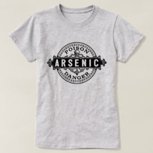 Arsenik im Vintage-Stil Giftetikett T-Shirt