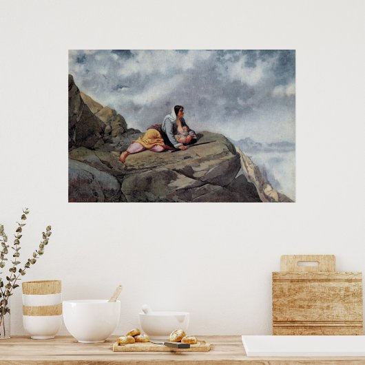 Arshak Fetvadjian, Frau von Sasun (Sasuntsi Kin) Poster (Küche)