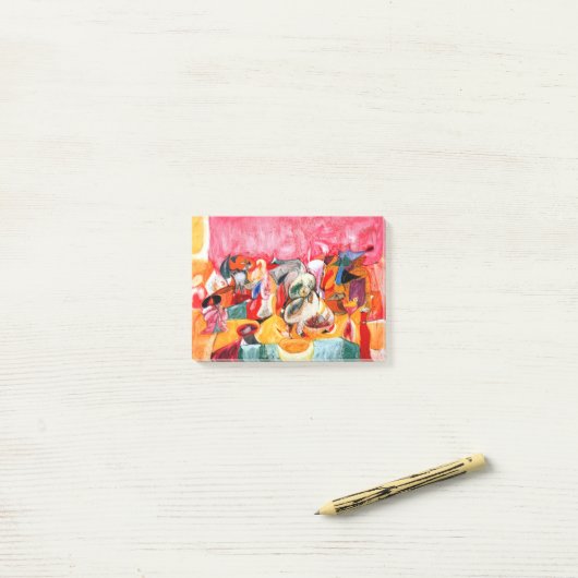 Arshile Gorky Scent of Apricots Post-it Klebezettel (Auf Schreibtisch)