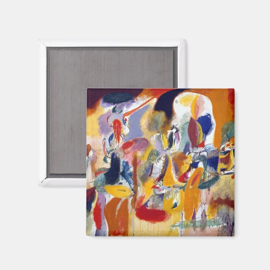 Arshile Gorky Wasser der Blumenmühle Magnet (Vorderseite/Rückseite)