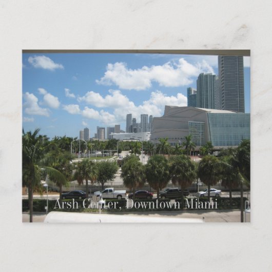 Arsht Center, Downtown Miami Post Card Postkarte (Vorderseite)