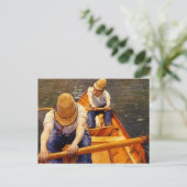 Arsmen (Boatmen Rowing), Kunstmalerei Postkarte (Stehend Vorderseite)