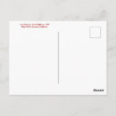 Art2Celebrate: Grüße aus Sunnyvale Postkarte (Rückseite)