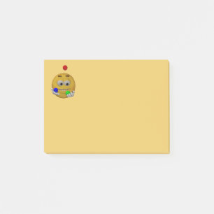 Art3d jonglierender Emoticon Post-it Klebezettel