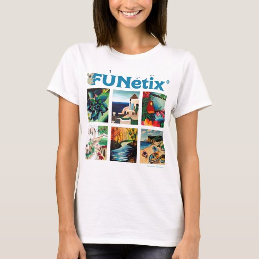 Art4Literacy, FUNetix, Gemälde T - Shirt (Vorderseite)