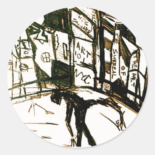Art. 101 runder aufkleber (Vorderseite)
