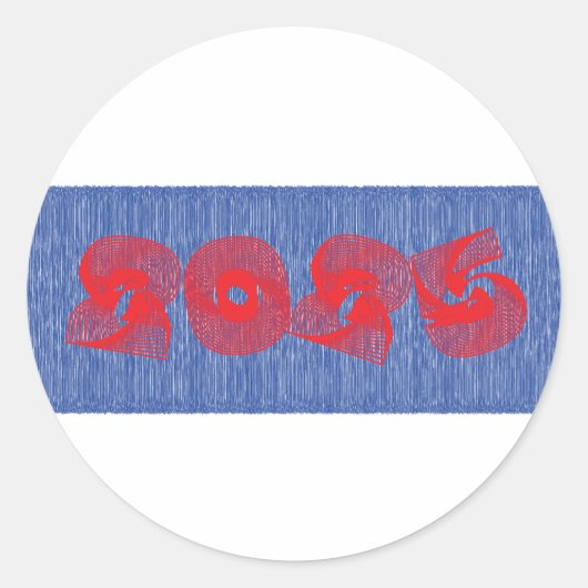 Art. 2025 runder aufkleber (Vorderseite)
