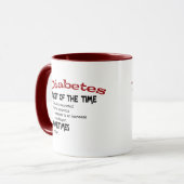 Art - 2 Diabetes-Geschenke u. T - Shirts Tasse (Vorderseite Links)