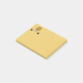 Art 3d, die Emoticon übertreibt Post-it Klebezettel (angewinkelt)