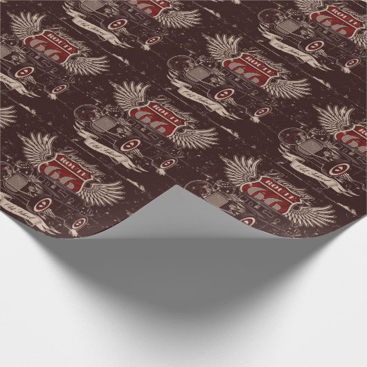 Art 66 Retro Geschenkpapier (Ecke)