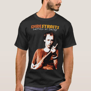 Art 80er Rock Musik Band Sänger Mark Illustration T-Shirt