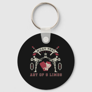 Art 8 Gliedmaßen Muay Thai Schlüsselanhänger
