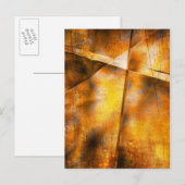 ART abstract colorful Background Postkarte (Vorne/Hinten)