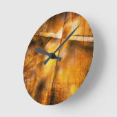 ART abstract colorful Background Runde Wanduhr (Winkel)