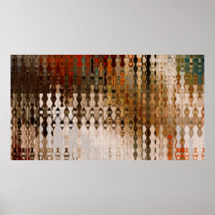 art abstract colorful geometric intersection backg poster