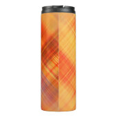 art abstract geometric diagonal lines pattern, blu thermosbecher (Rückseite)