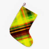 art abstract geometric diagonal pattern background kleiner weihnachtsstrumpf (Vorderansicht (hängend))