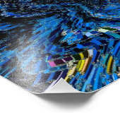 Art Abstrakt 3D Fotodruck (Ecke)