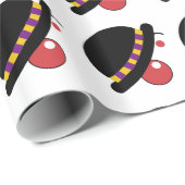 Art Abstrakt Clown Geburtstag Geschenkpapier (Rolleneckpunkt)