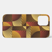 Art Abstrakt Geometric Textured Background Case-Mate iPhone Hülle (Rückseite (Horizontal))