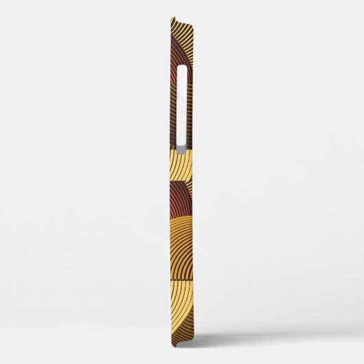 Art Abstrakt Geometric Textured Background Case-Mate iPhone Hülle (Rückseite / Links)