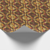 Art Abstrakt Geometric Textured Background Geschenkpapier (Ecke)