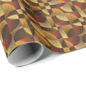 Art Abstrakt Geometric Textured Background Geschenkpapier (Rolleneckpunkt)
