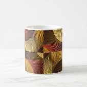 Art Abstrakt Geometric Textured Background Kaffeetasse (Mittel)