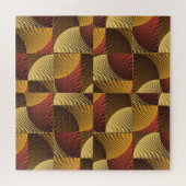 Art Abstrakt Geometric Textured Background Puzzle (Horizontal)