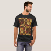 Art Abstrakt Geometric Textured Background T-Shirt (Vorne ganz)