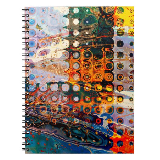 Art abstrakt Grunge Textur Hintergrund Kunst, Text Notizblock (Vorderseite)