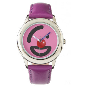Art Abstrakt Kids Clown Armbanduhr