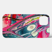 Art Abstrakt Modern Malerei- Case-Mate iPhone Hülle (Rückseite (Horizontal))