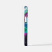 Art Abstrakt Shape Hintergrund iPhone Hülle (Rechte Seite)