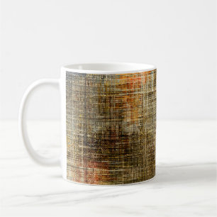 Art abstrakte farbige geometrische Schnittkante Kaffeetasse