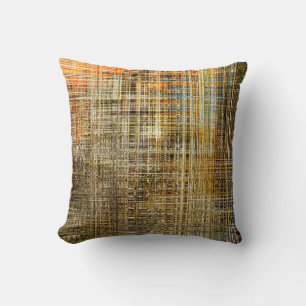 Art abstrakte farbige geometrische Schnittkante Kissen