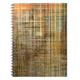 Art abstrakte farbige geometrische Schnittkante Notizblock