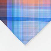 Art abstrakte geometrische Muster Regenbogen ba Fleecedecke (Ecke)