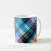 Art abstrakte geometrische Muster Regenbogen ba Kaffeetasse (VorderseiteRechts)