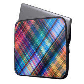 Art abstrakte geometrische Muster Regenbogen ba Laptopschutzhülle (Vorderseite Links)