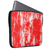 Art abstrakter Grunge Illustrierpinseleffekt Laptopschutzhülle (Vorne Rechts)