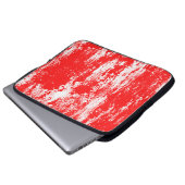 Art abstrakter Grunge Illustrierpinseleffekt Laptopschutzhülle (Vorne Knopf)