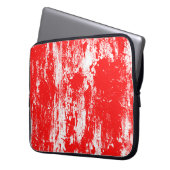 Art abstrakter Grunge Illustrierpinseleffekt Laptopschutzhülle (Vorderseite Links)