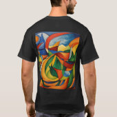 ART ABSTRAKTER T - SHIRT (Rückseite)