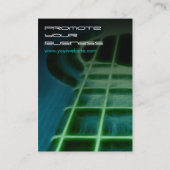 Art Acoustico Guitar Business Card Visitenkarte (Rückseite)