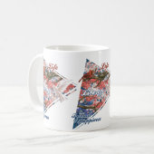Art Amerikas Kaffeetasse (Vorderseite Links)