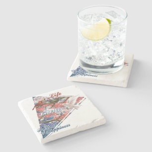 Art Amerikas Steinuntersetzer