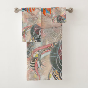 Art-Analog-Mind-zeichn Badhandtuch Set