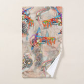 Art-Analog-Mind-zeichn Badhandtuch Set (Handtuch)