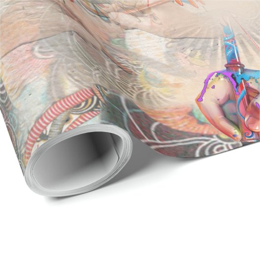 Art-Analog-Mind-zeichn Geschenkpapier (Rolleneckpunkt)